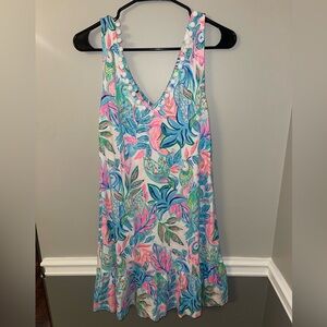 Lilly Pulitzer Colorful Sleeveless Floral Dress